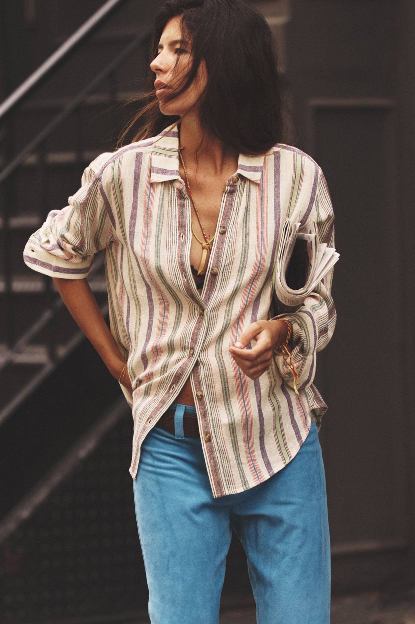 Marcel Blouse in Tropez StripeXírena - Anita Hass