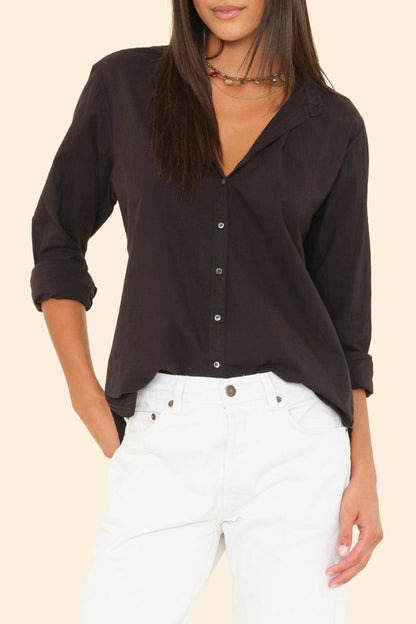 Bluse Beau in Schwarz Xírena