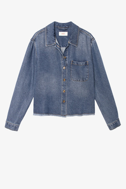Jeansbluse Ben in Meridian Blue Xírena