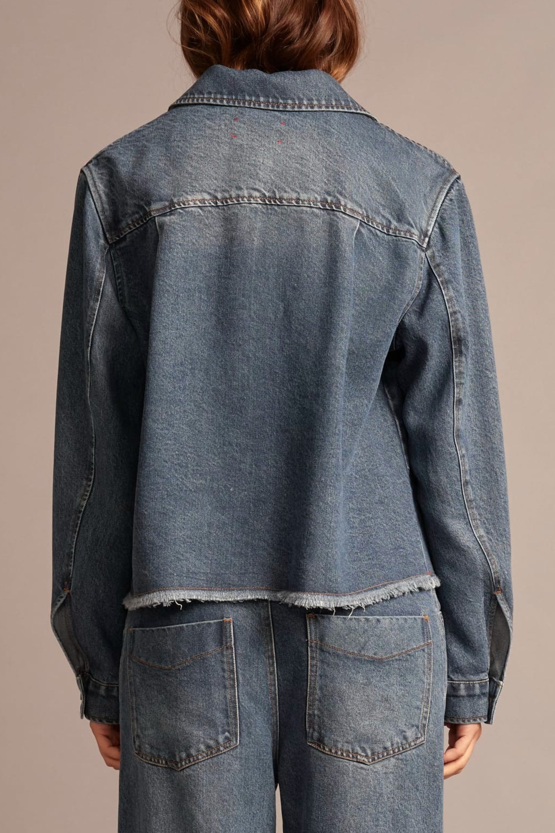 Jeansbluse Ben in Meridian Blue Xírena