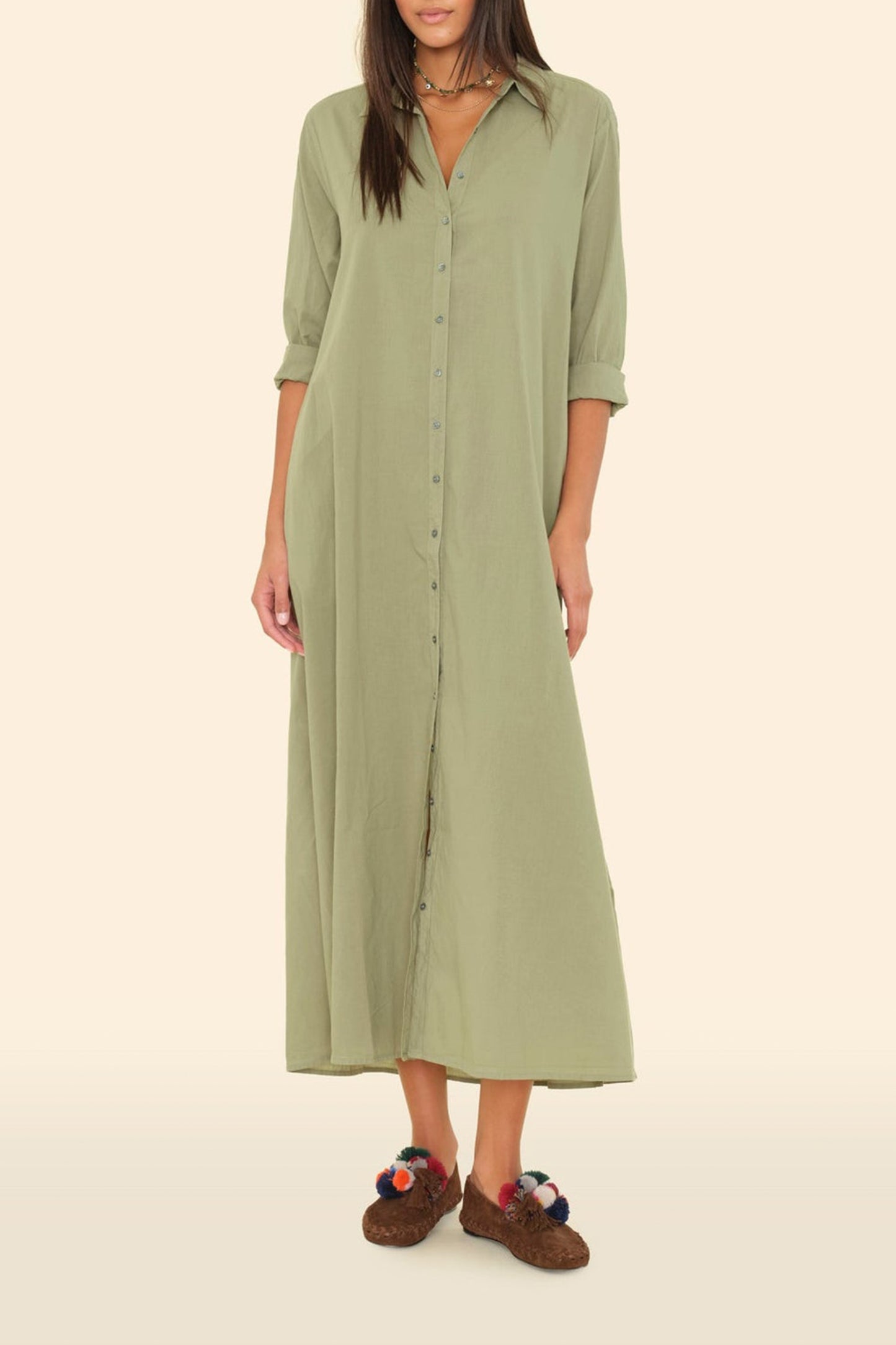 Kleid Boden in Dark Seagrass Xírena