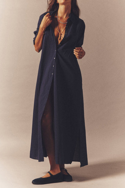 Kleid Boden in Navy Xírena