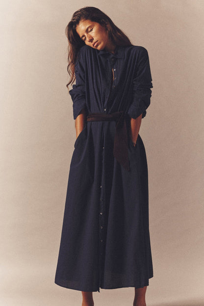 Kleid Boden in Navy Xírena
