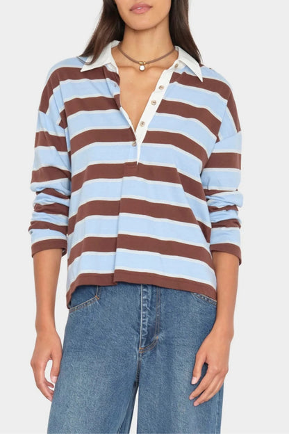 Longsleeve Troy in Topaz Sky Xírena