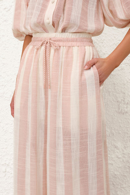 Hose Acacia in Pink Cream StripeZimmermann - Anita Hass