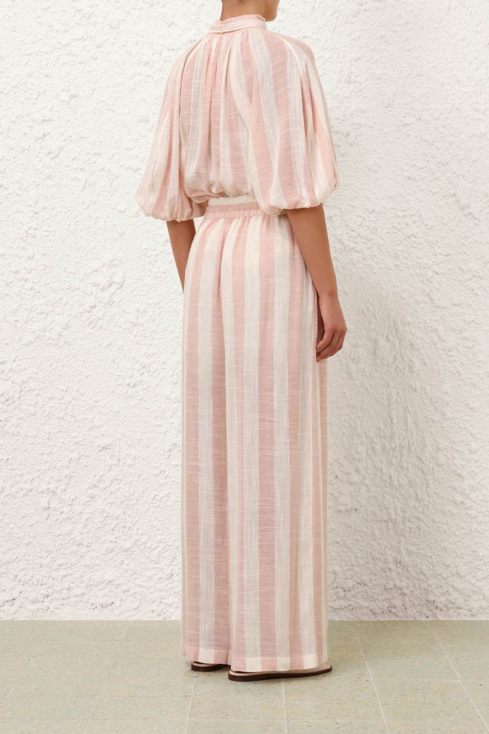 Hose Acacia in Pink Cream StripeZimmermann - Anita Hass