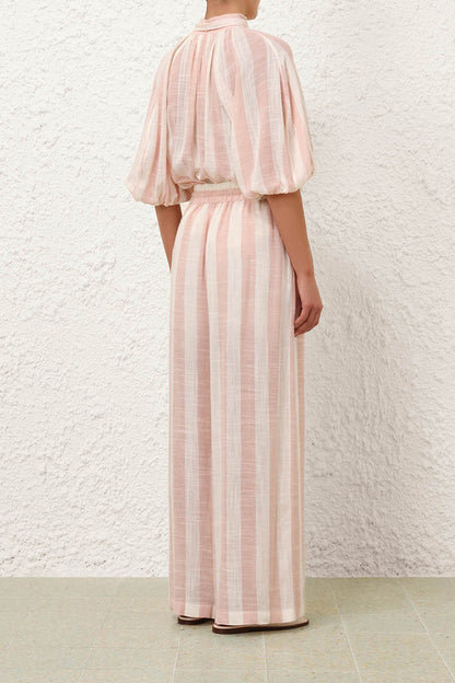 Hose Acacia in Pink Cream StripeZimmermann - Anita Hass