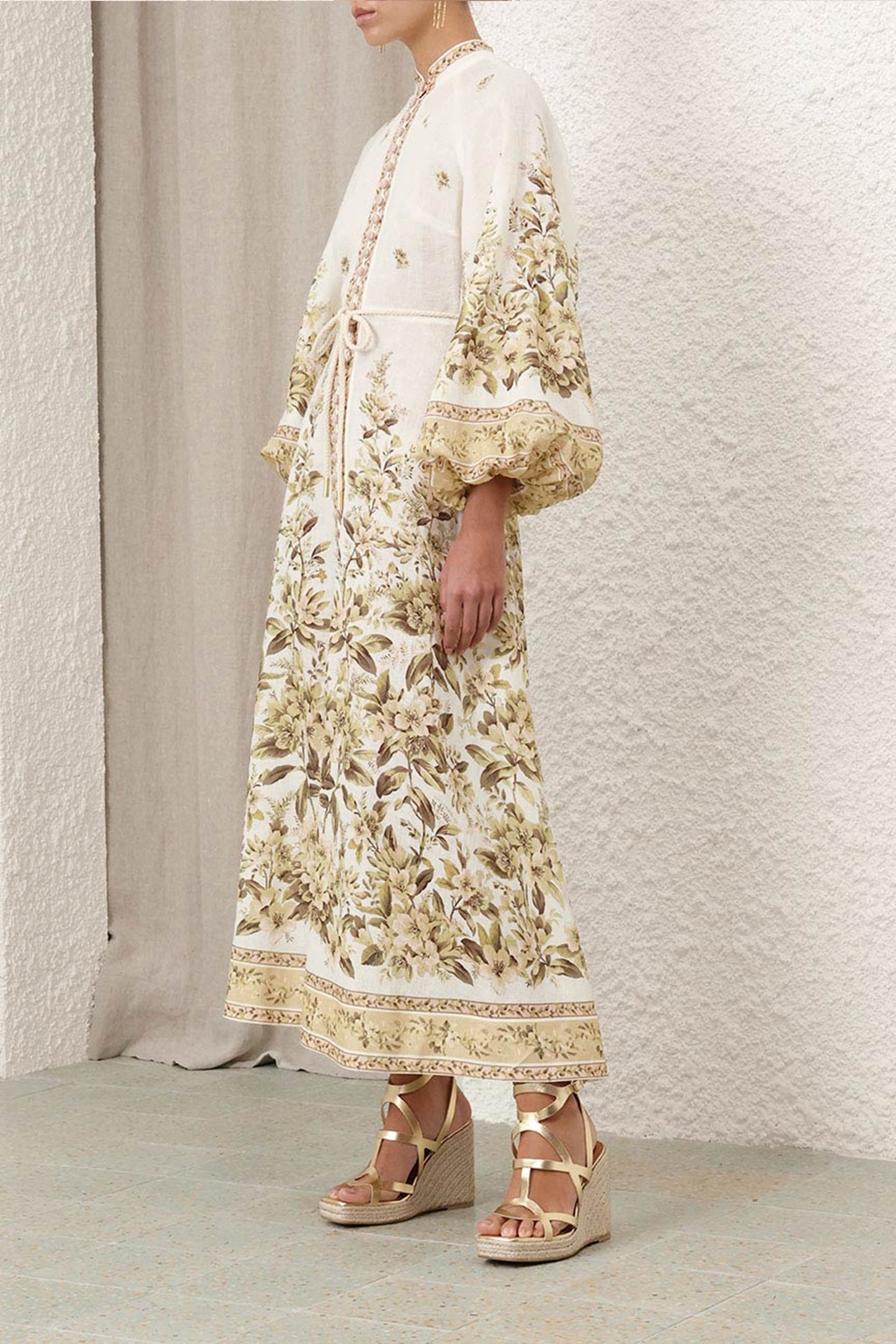 Kleid Golden in Sage/Toile/FloralZimmermann - Anita Hass