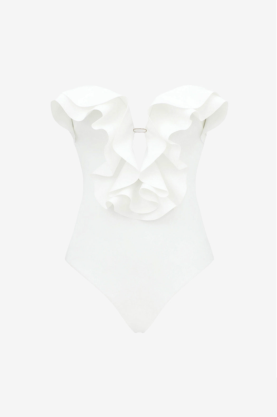 Solstice Plunge Swimsuit in Ivory