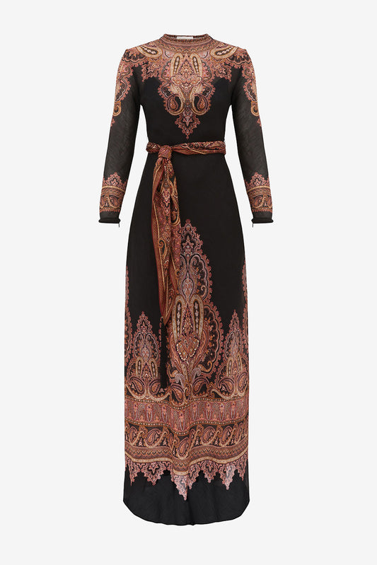 Ascent Sheath Dress in Rose Paisley