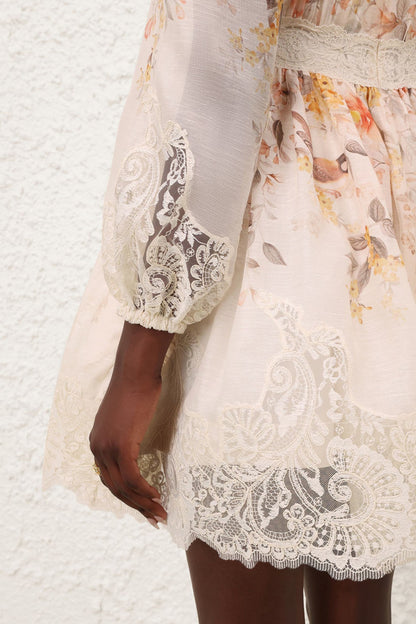 Luna Lace Dress in Cream by SongbirdZimmermann - Anita Hass