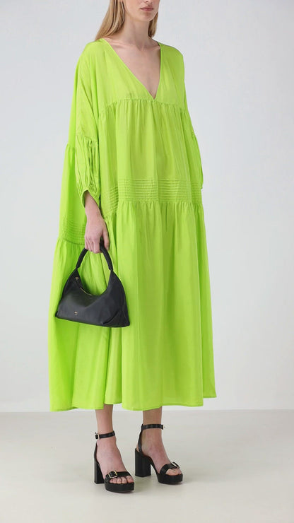 Dress Airi in Neon Lime