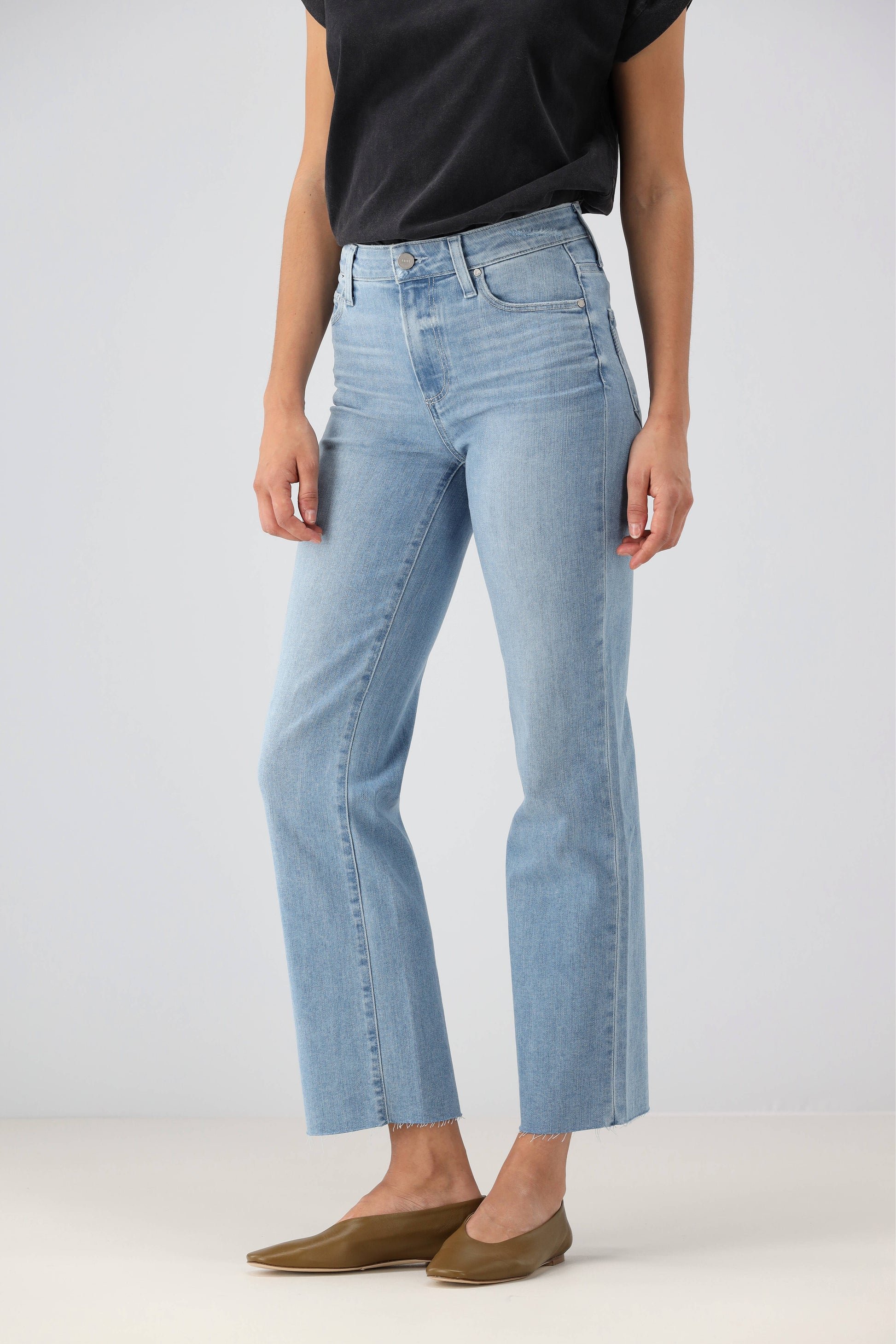 Jeans Relaxed Colette Raw Hem in JamaPaige - Anita Hass