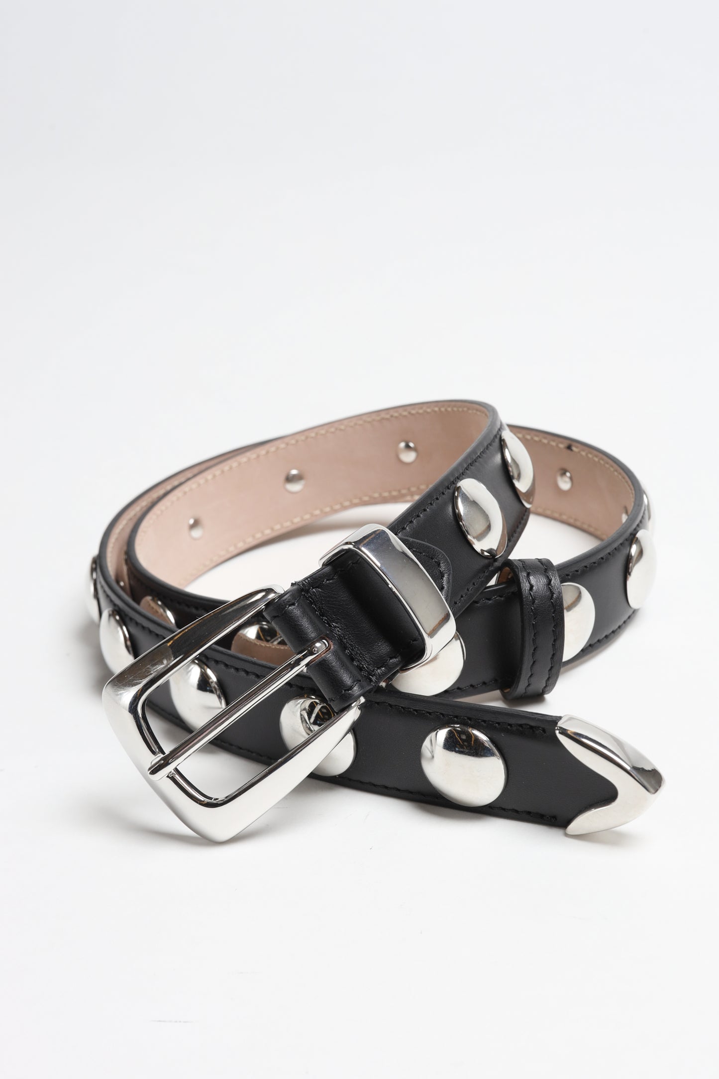 Gürtel Benny Studs in Schwarz/SilberKhaite - Anita Hass