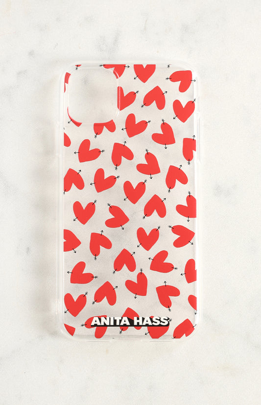 iPhone Hülle Transparent HeartsAnita Hass - Anita Hass