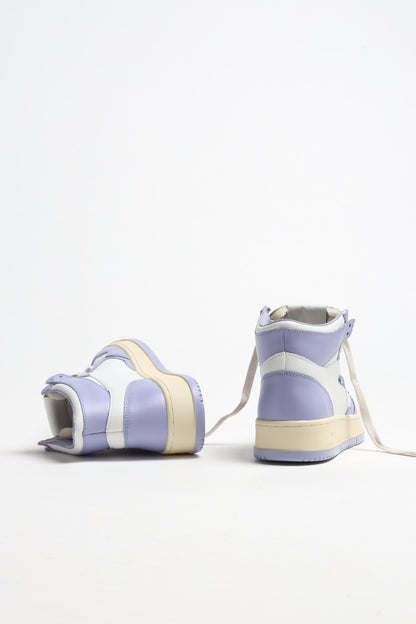 Sneaker 01 Mid in Weiß/LavenderAutry - Anita Hass