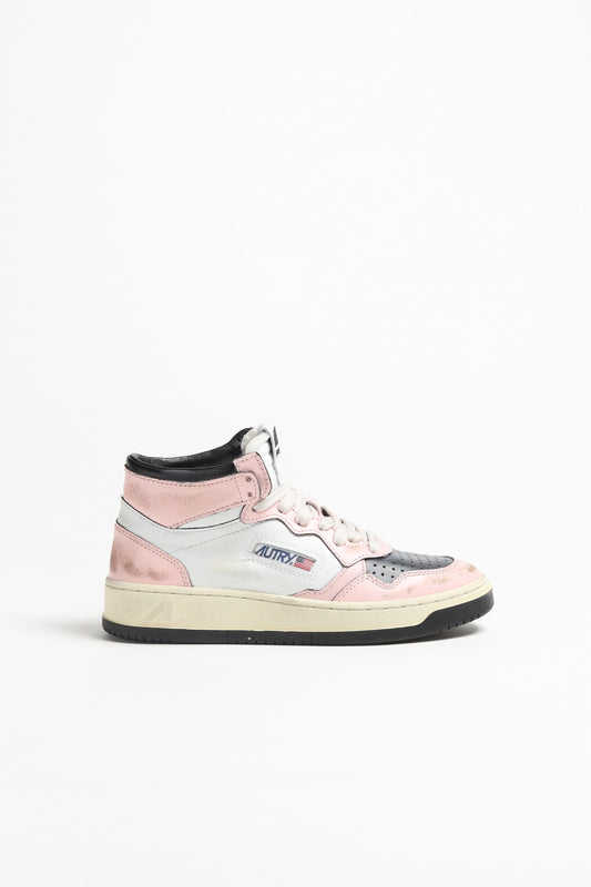 Sneaker Super Vintage Mid in Weiß/PinkAutry - Anita Hass