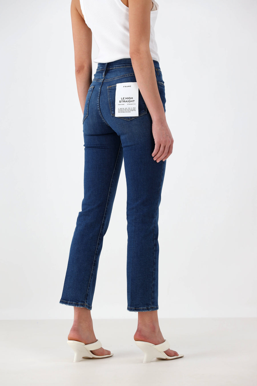 Jeans Le High Straight in EarthboundFrame - Anita Hass