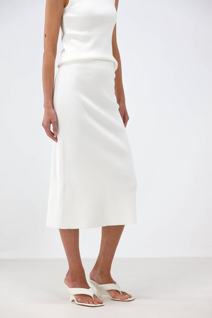 Rock Ribbed Midi in Off-WhiteVince - Anita Hass
