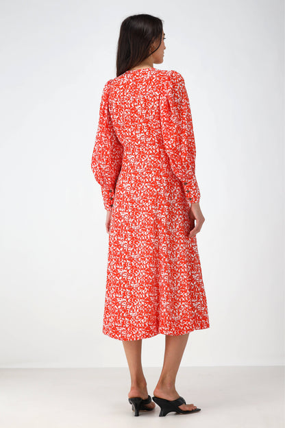 Kleid in Floral OrangedotcomGanni - Anita Hass