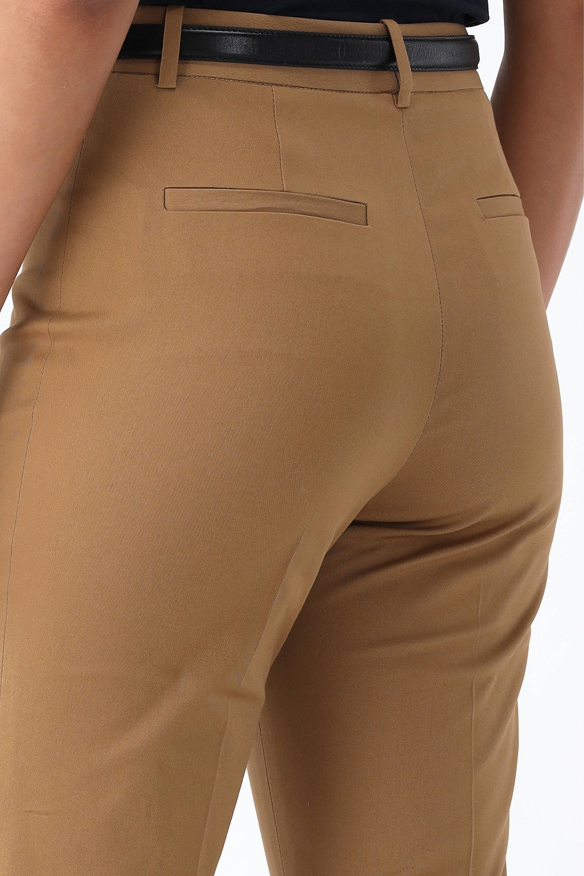 Pants Cropped Corette in Whiskey –