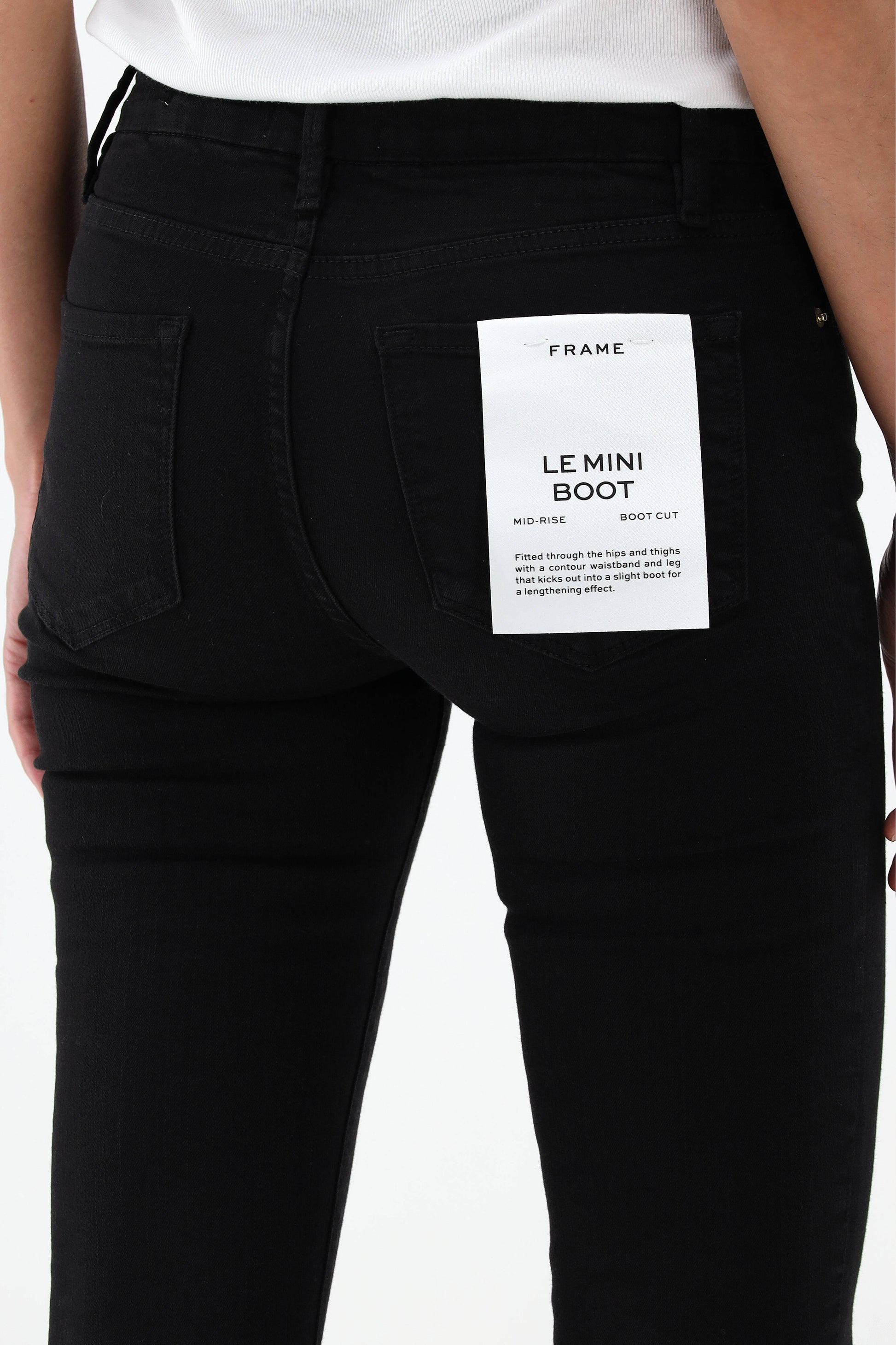 Jeans Le Mini Boot in Film NoirFrame - Anita Hass