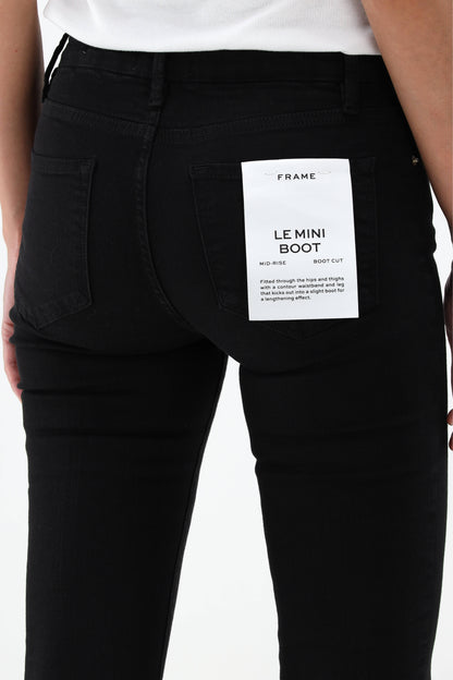 Jeans Le Mini Boot in Film NoirFrame - Anita Hass