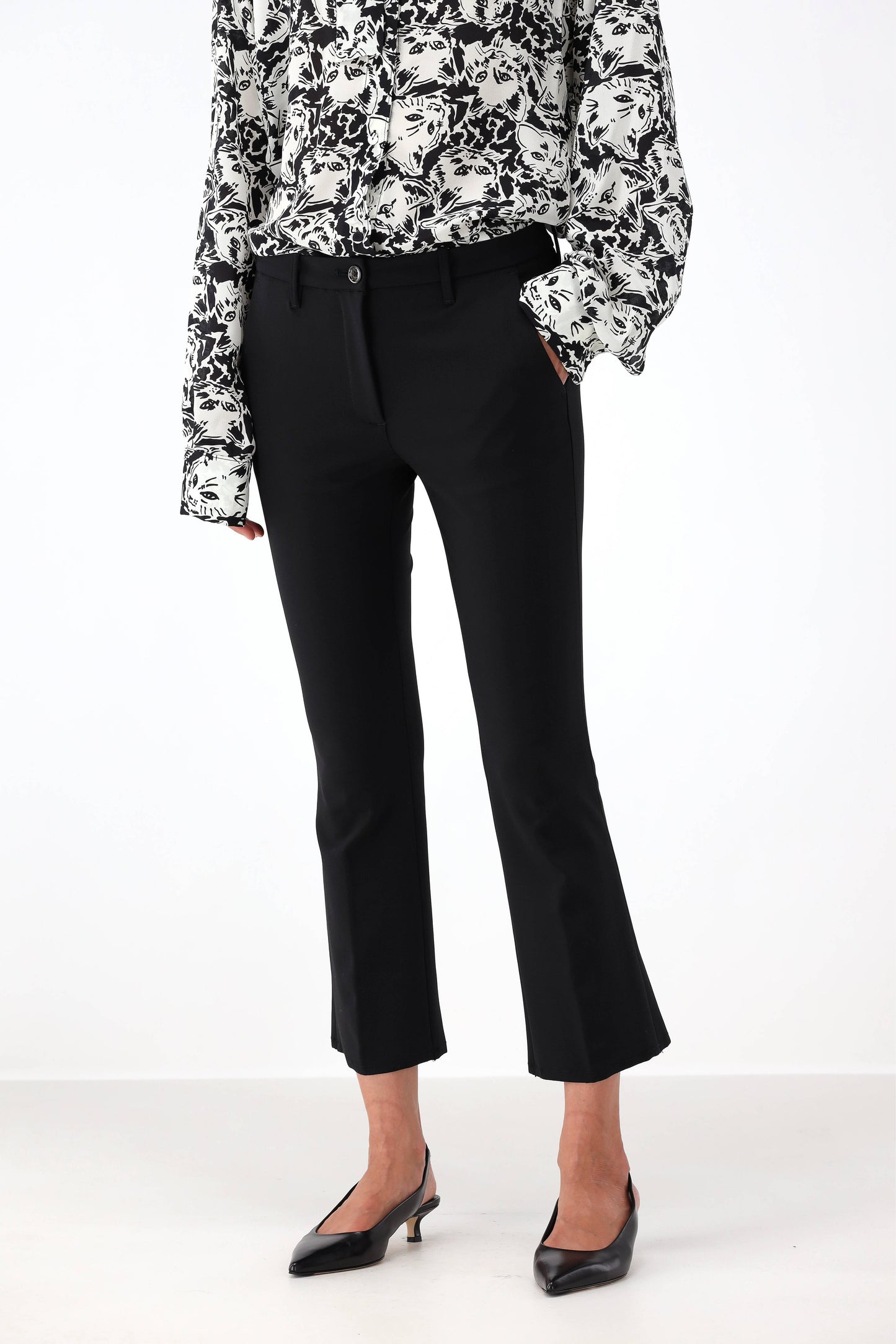 Hose Rome Trumpet in SchwarzNine In The Morning - Anita Hass