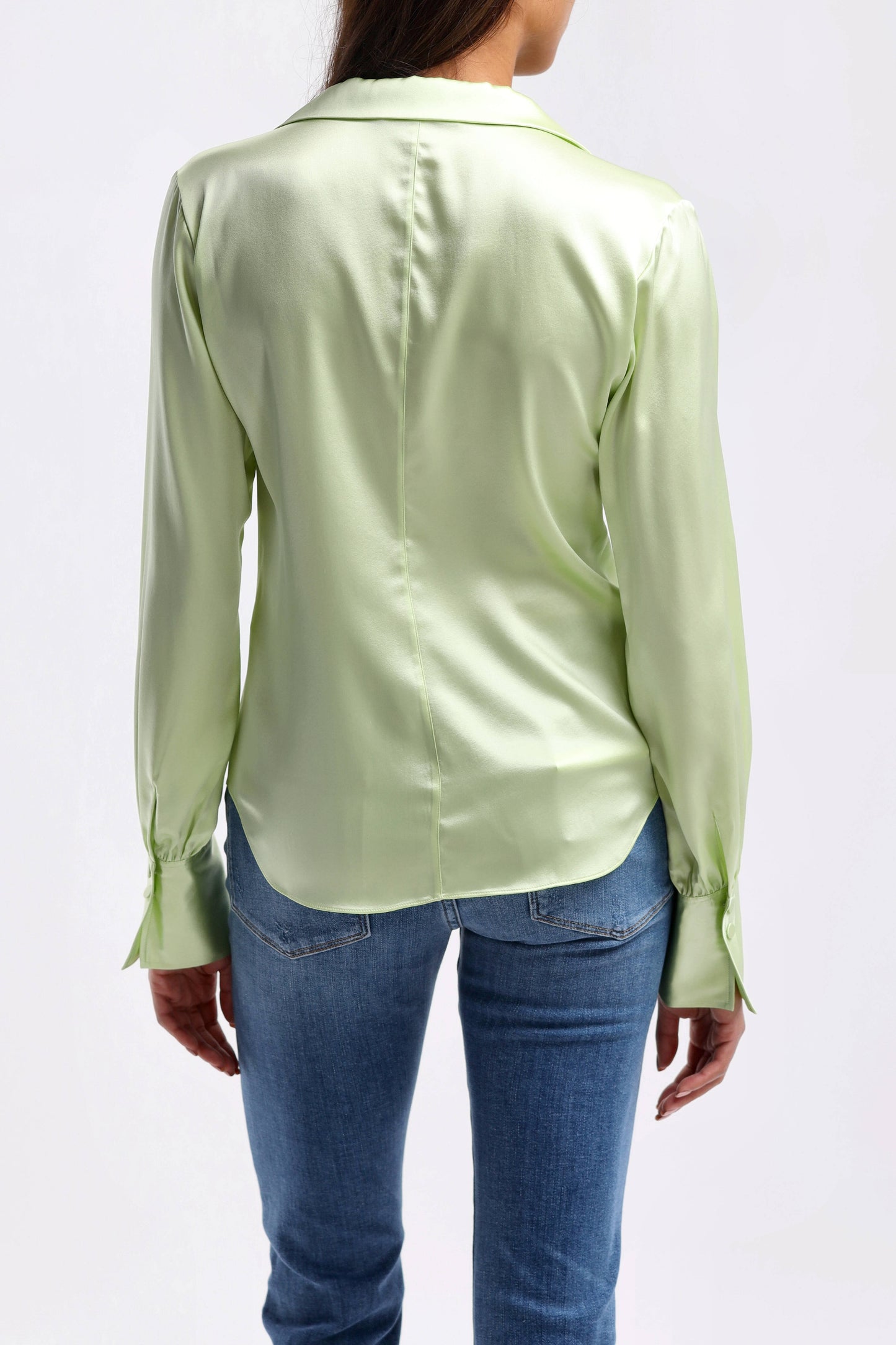 Bluse The Femme in Bright LimeFrame - Anita Hass