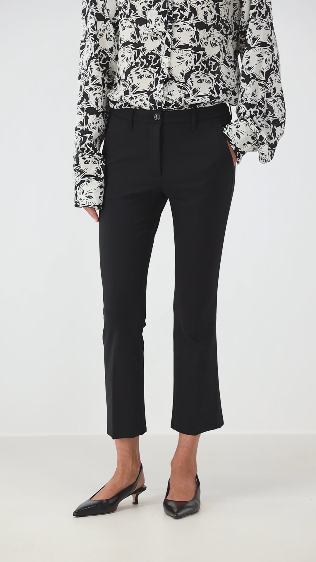 Hose Rome Trumpet in SchwarzNine In The Morning - Anita Hass