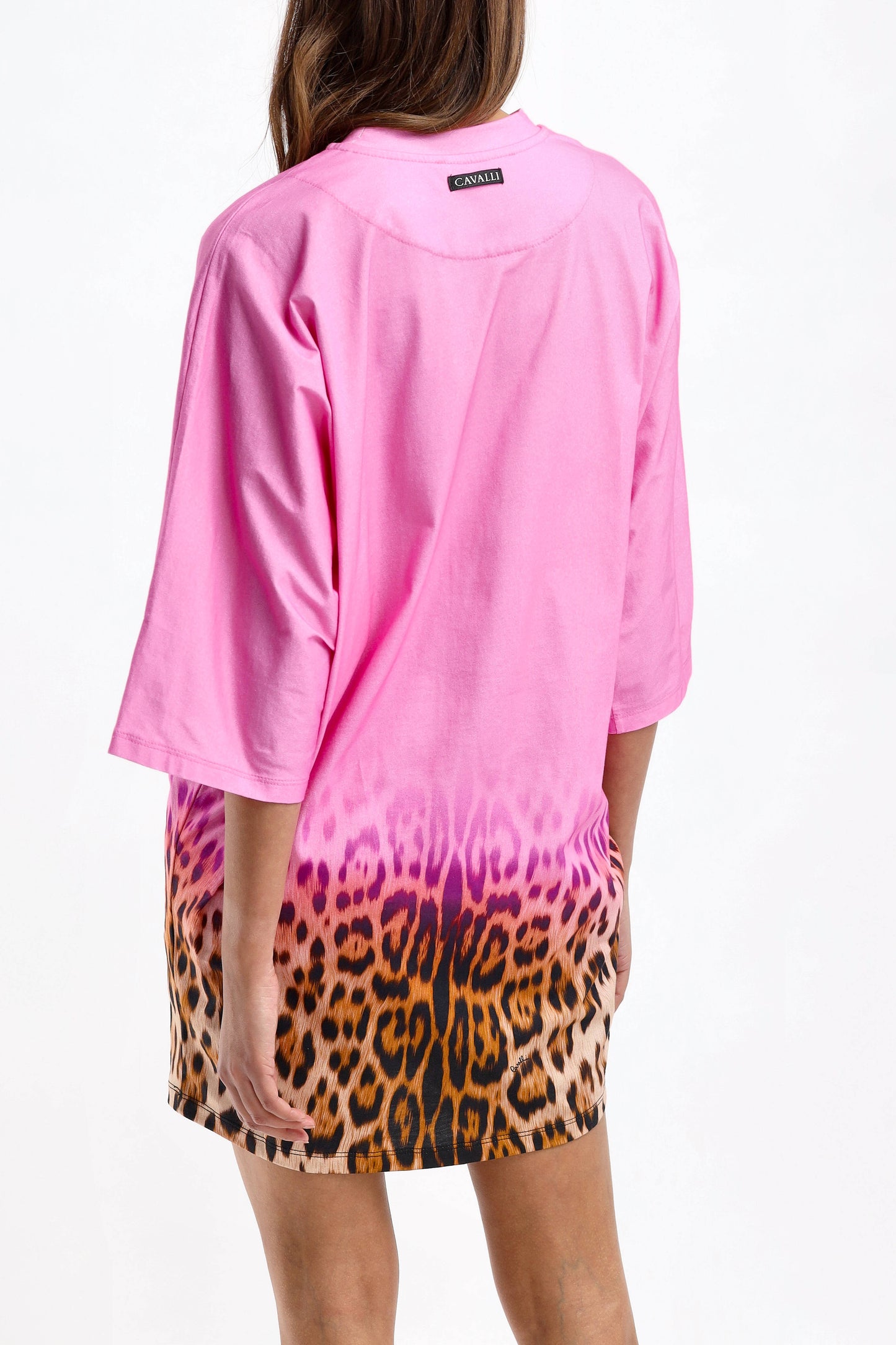 T-Shirt-Kleid Jaguar in PinkRoberto Cavalli - Anita Hass