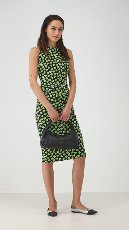 Dress Paineco in Ladybird Green