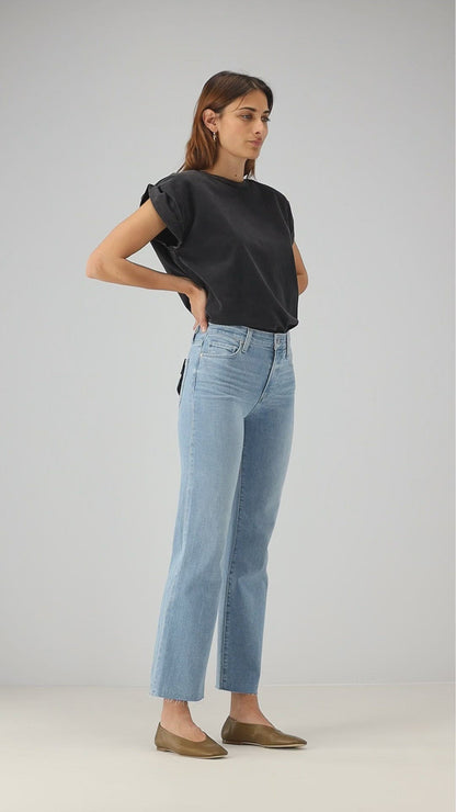Jeans Relaxed Colette Raw Hem in Jama