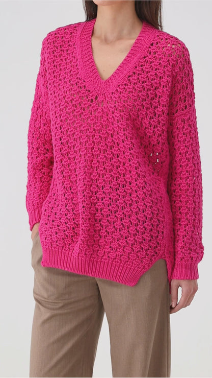 Bouganville cashmere sweater