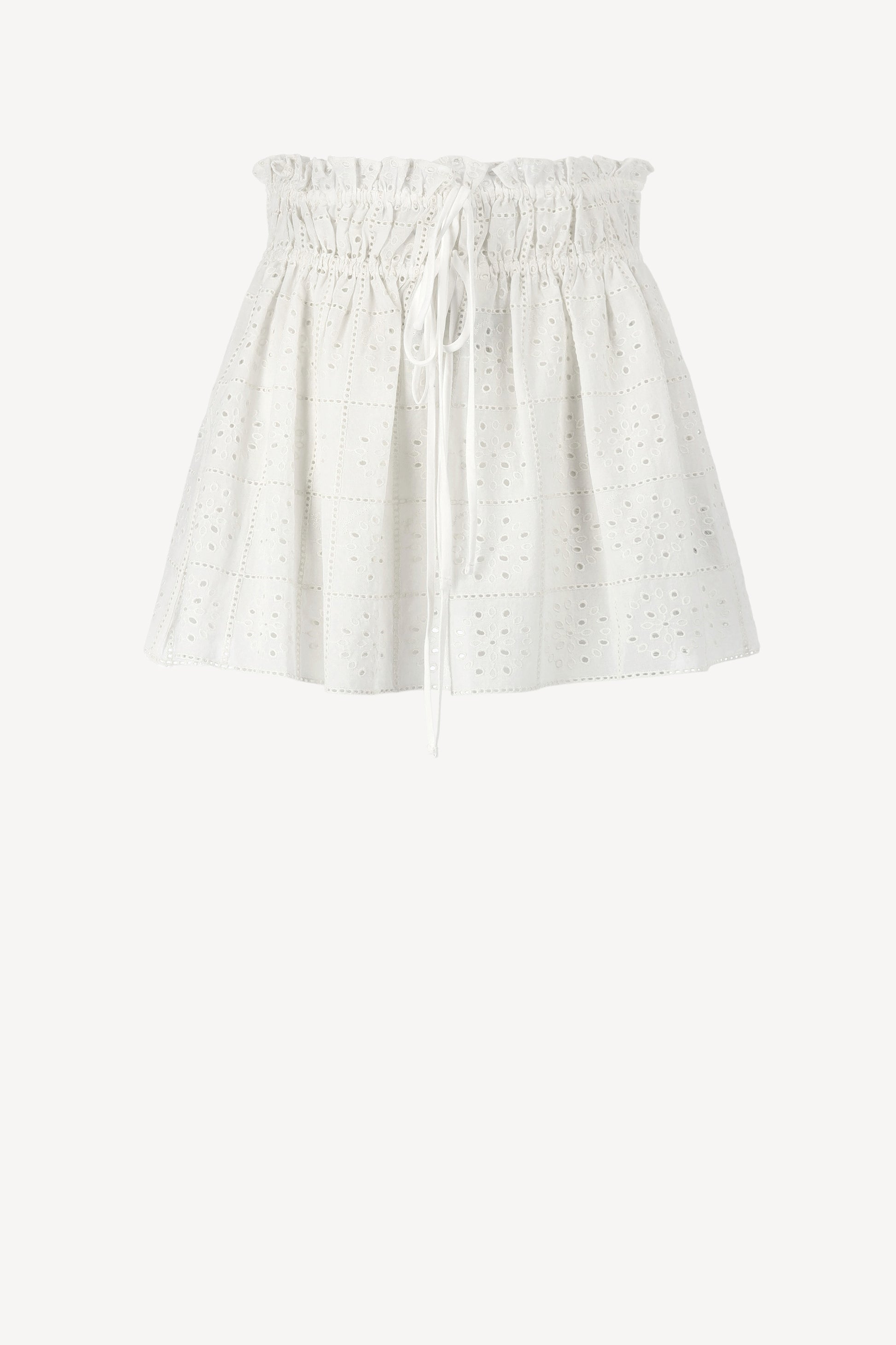 Rock Broderie Anglaise in Bright WhiteGanni - Anita Hass