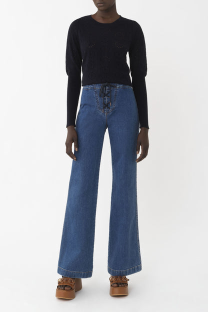 Jeans mit Schnürung in Truly DenimSee by Chloé - Anita Hass