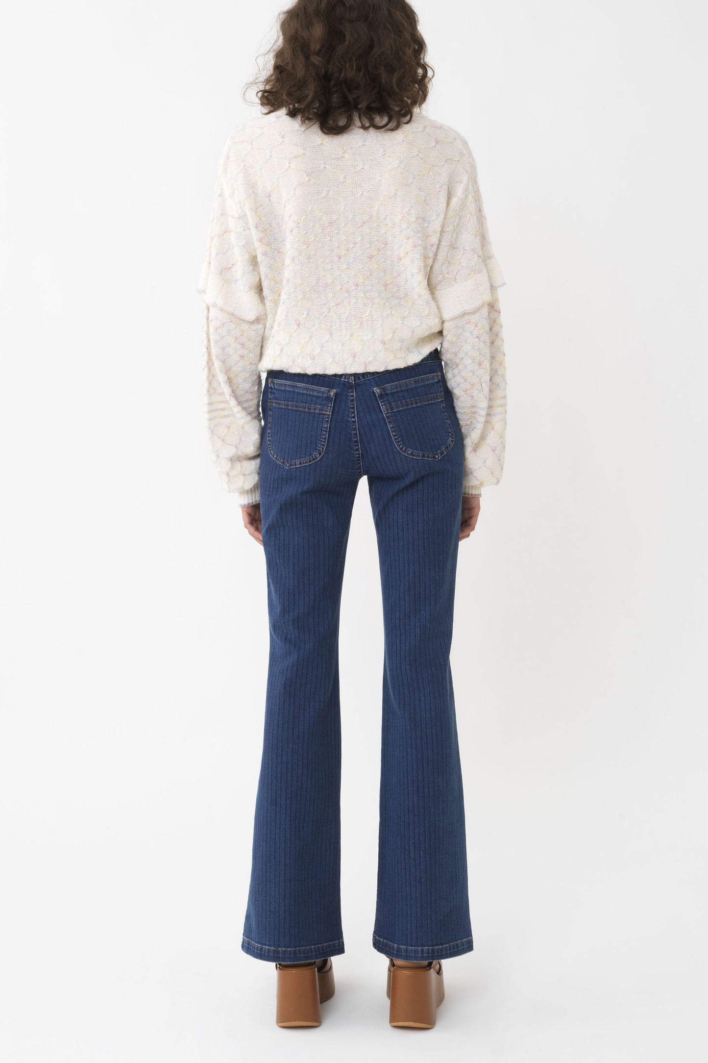 Gestreifte Jeans in Denim BlueSee by Chloé - Anita Hass