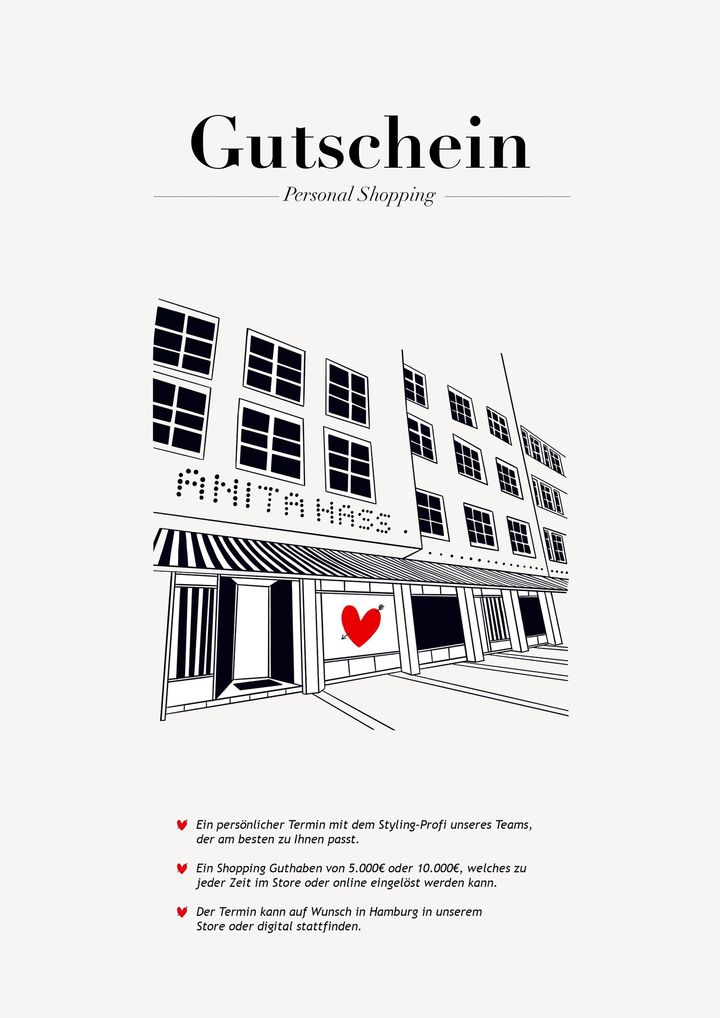 Personal Shopping Gutschein Anita Hass