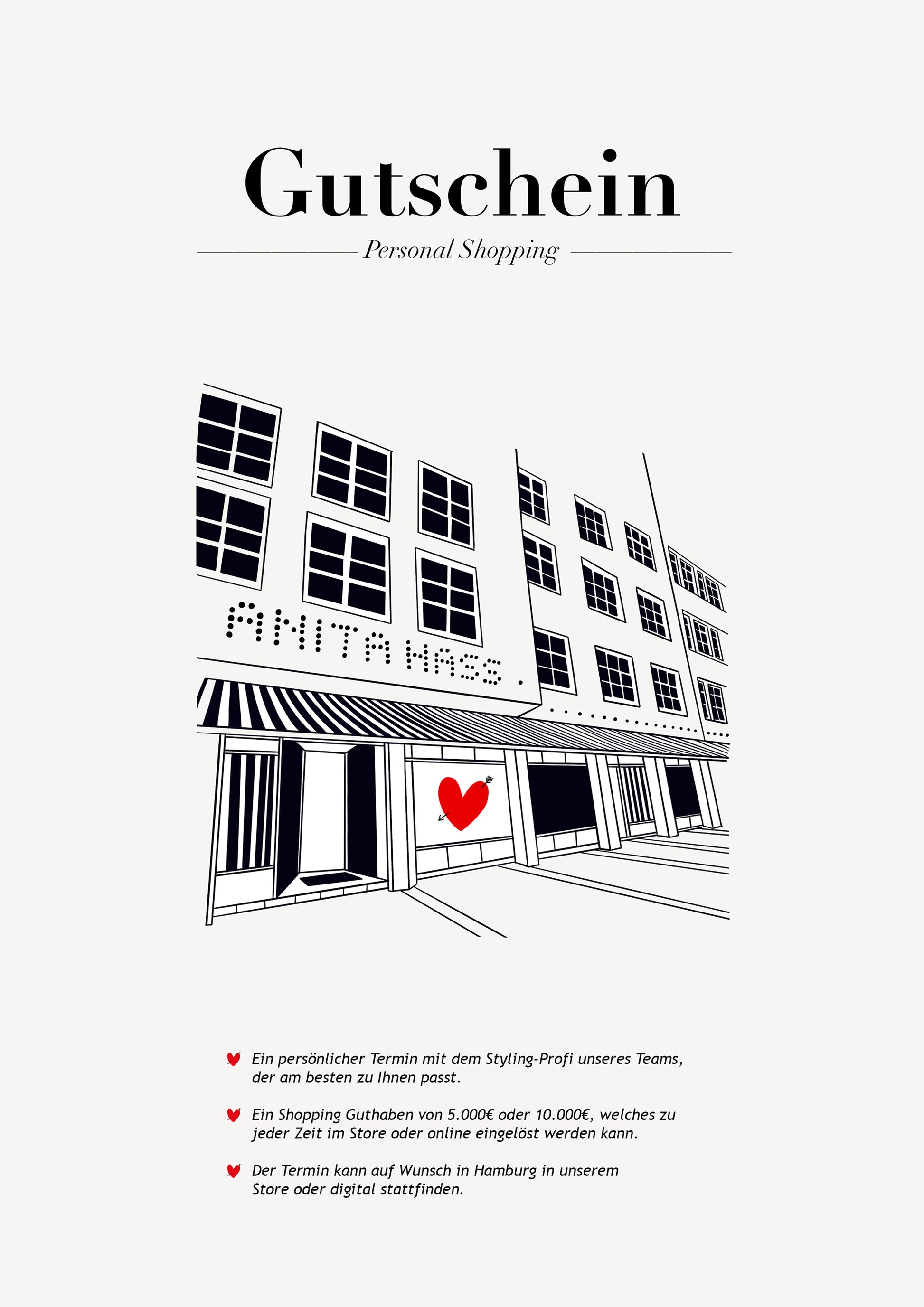 Personal Shopping Gutschein Anita Hass