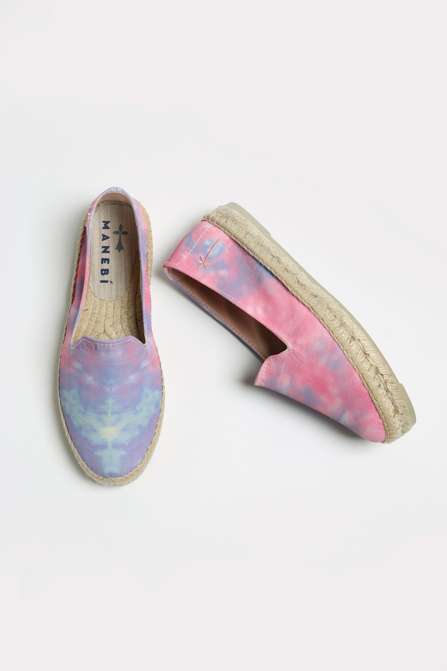 Slipper in Tie Dye Peony Manebi