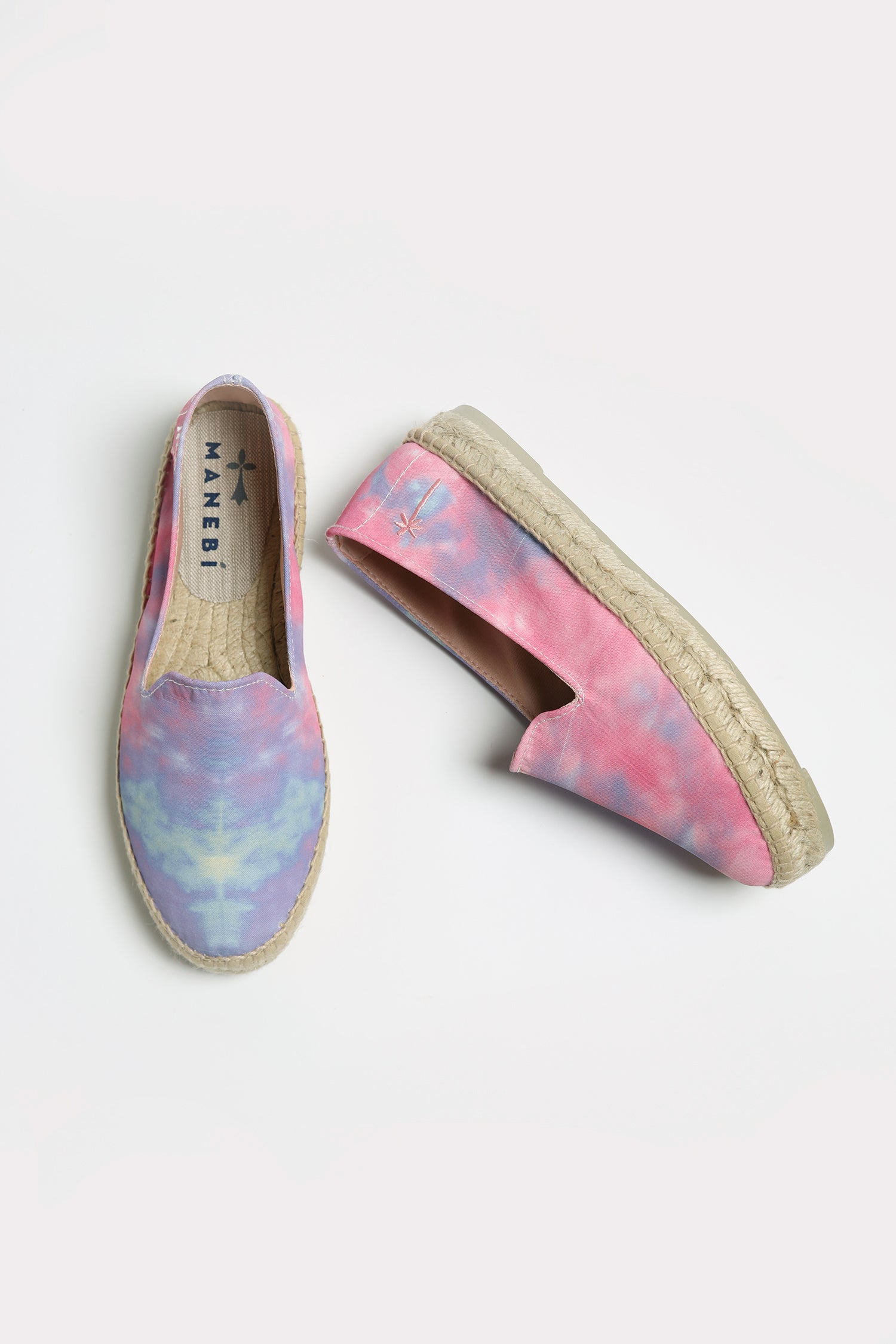 Slipper in Tie Dye Peony Manebi