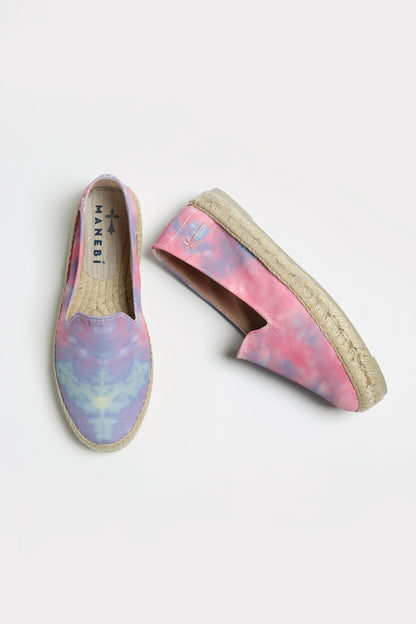 Slipper in Tie Dye Peony Manebi
