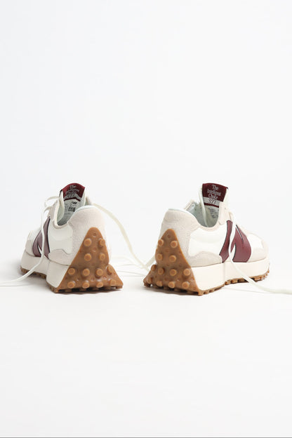 Sneaker 327 in Moonbeam/Classic Burgundy New Balance