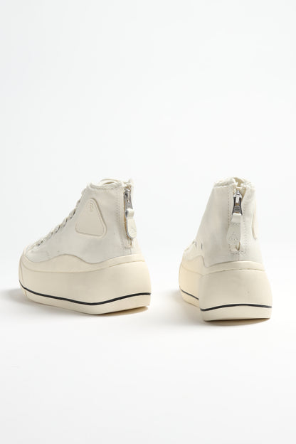 High Top Sneaker in Ecru R13