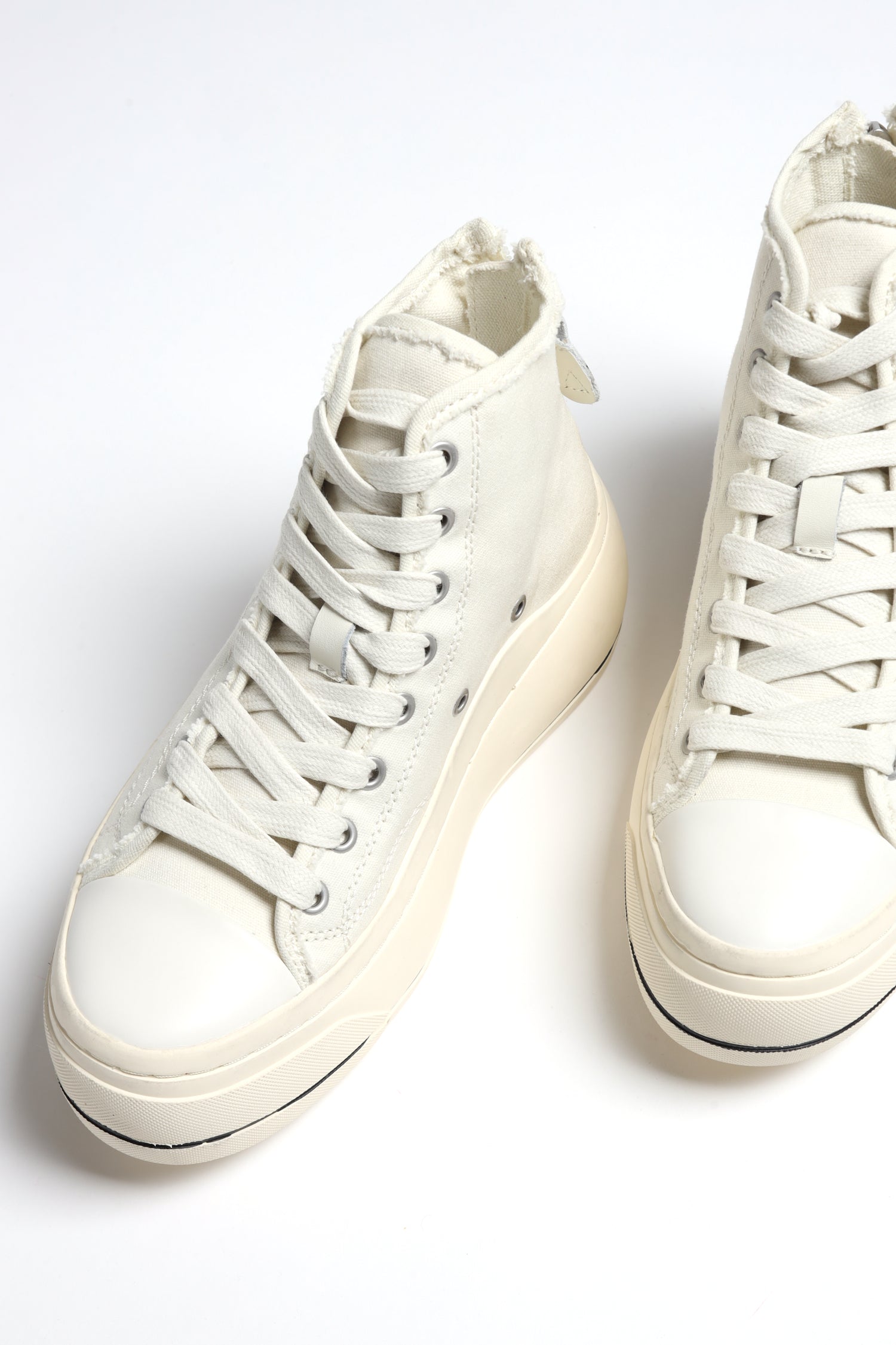High Top Sneaker in Ecru R13