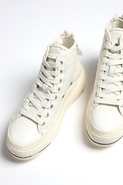 High Top Sneaker in Ecru R13
